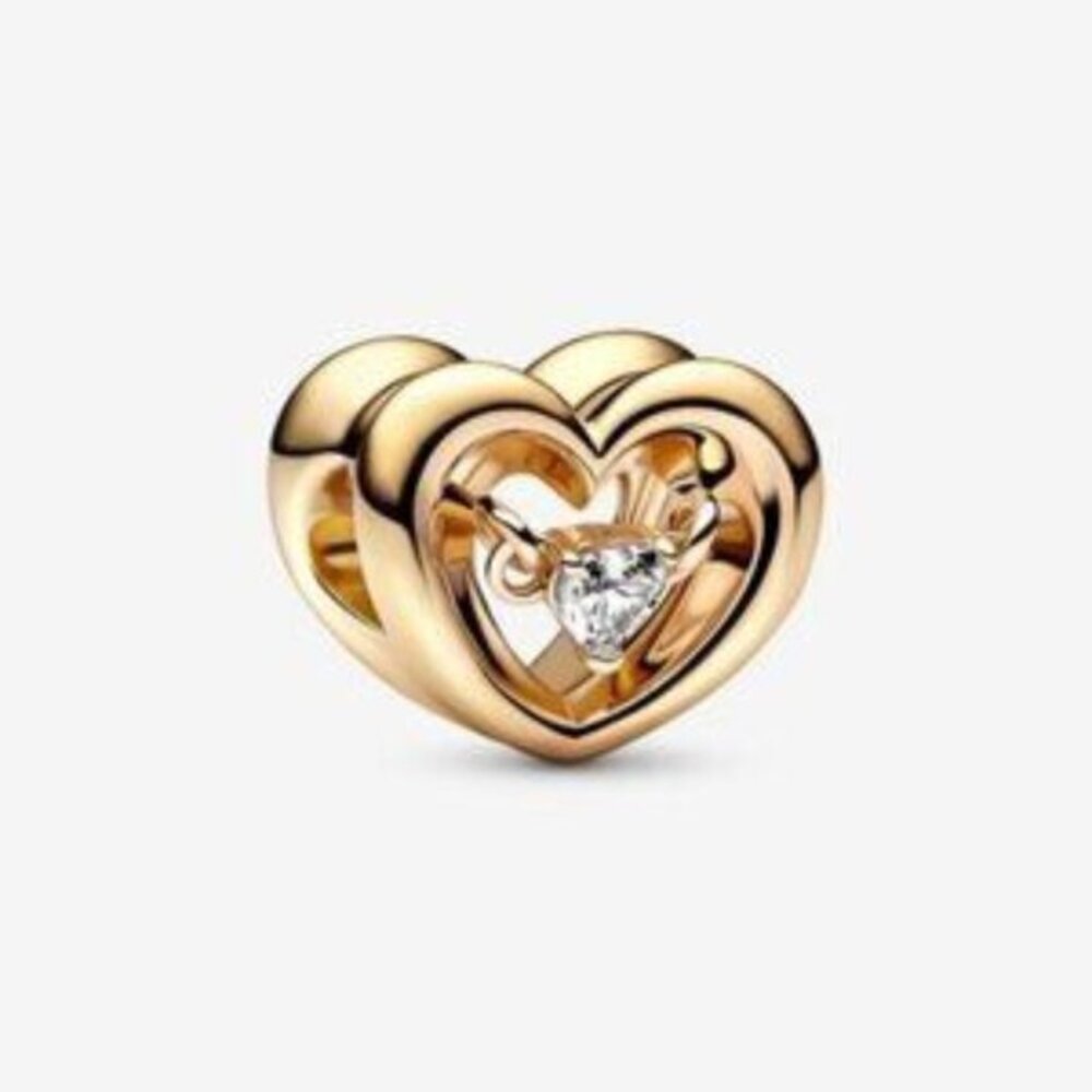Pandora Shine Radiant Heart & Floating Stone Charm